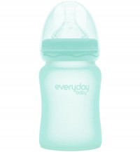  Стеклянная бутылочка Everyday Baby с защитным силиконовым покрытием, 150 мл