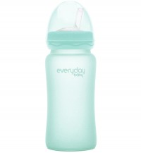 Бутылочка-поильник Everyday Baby с мягким носиком из стекла, 240 мл