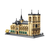 Конструктор Wange Архитектура мира, Франция, Париж, Собор Парижской богоматери, 1380 шт.