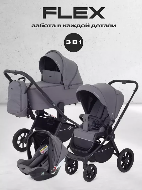 Коляска 3 в 1 Rant Flex 2025