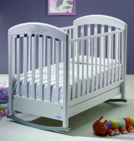Кроватка-качалка Baby Italia Cinzia LUX (cо стразами)