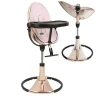 Стульчик Bloom Fresco Chrome rose gold