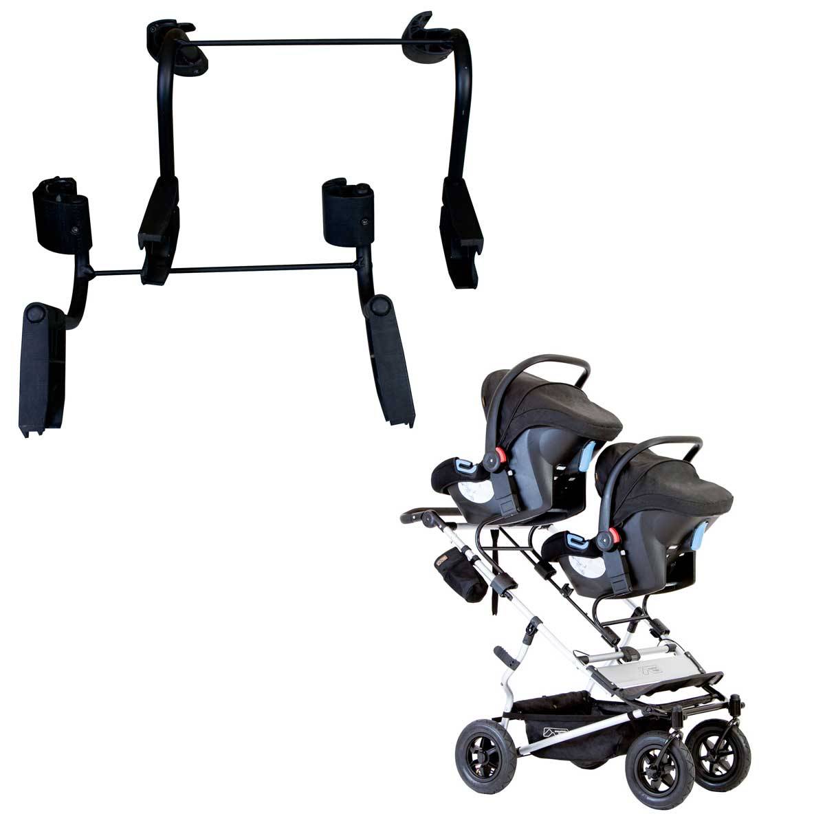 Комплект из 2-х адаптеров Mountain Buggy Duet Double для двух автокресел  Maxi-Cosi