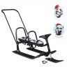 Снегокат 505 TWINS BABY PUSH разборный для двоих, с двумя складными спинками