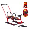 Снегокат 505 TWINS BABY PUSH разборный для двоих, с двумя складными спинками