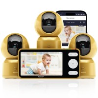 Видеоняня Ramili Baby RV1500X3GOLD, три камеры