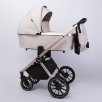 Коляска Peppy Monaco 2 в 1 с регулировкой высоты люльки/прогулочного блока