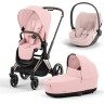 Детская коляска 3 в 1 Cybex Priam IV Rosegold с автолюлькой Cloud T i-Size Plus