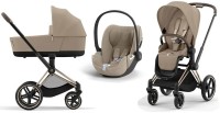 Детская коляска 3 в 1 Cybex Priam IV Rosegold с автолюлькой Cloud T i-Size Plus