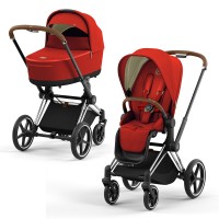 Коляска 2 в 1 Cybex Priam IV Chrome Brown