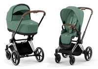 Коляска 2 в 1 Cybex Priam IV Chrome Brown