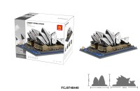 Конструктор Wange Архитектура мира, Австралия, Сидней, Сиднейский оперный театр, 2937 шт.