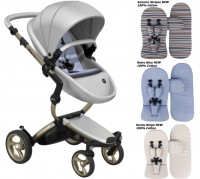 Коляска Mima Xari (2 в 1) 4G шасси Champagne со starter pack 100% cotton