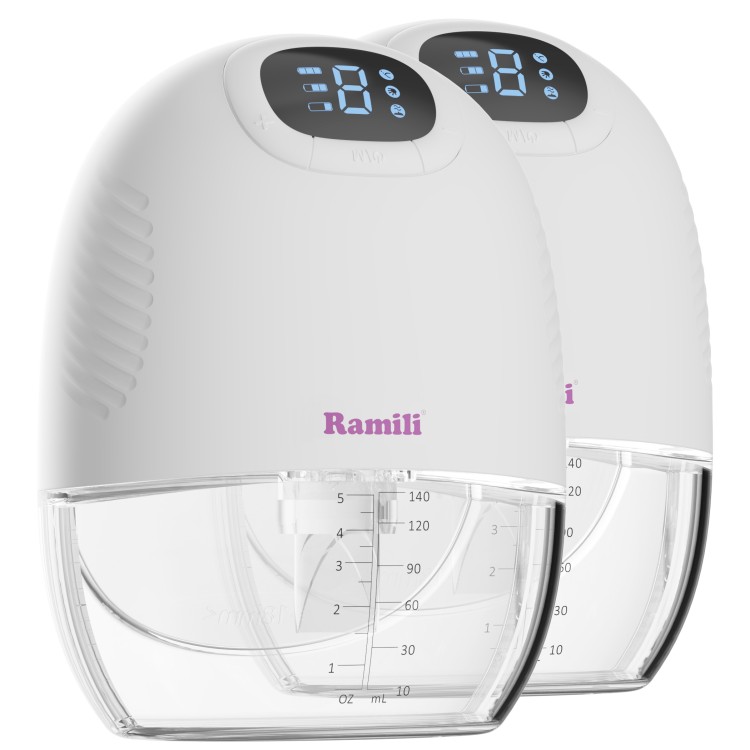 Два четырехфазных бионических молокоотсоса Ramili SE300X2