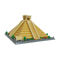 Конструктор Wange Архитектура мира, Мексика, Эль- Кастильо-Кукулькан, Пирамида майя, 1340 шт.
