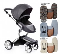 Коляска Mima Xari (2 в 1) 4G серебристое шасси со starter pack 100% cotton