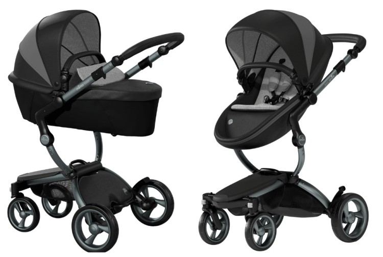 Коляска 2 в 1 Mima Xari 4G Black London Limited Edition (шасси на выбор)