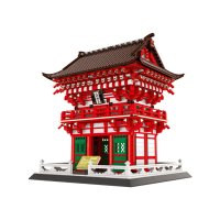 Конструктор Wange Архитектура мира, Япония, Киото, Храм Циншуй, Ворота Ренванг, 2409 шт.