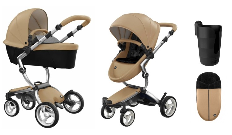 Коляска 2 в 1 Mima Xari 4G Latte (Starter Pack и шасси на выбор)